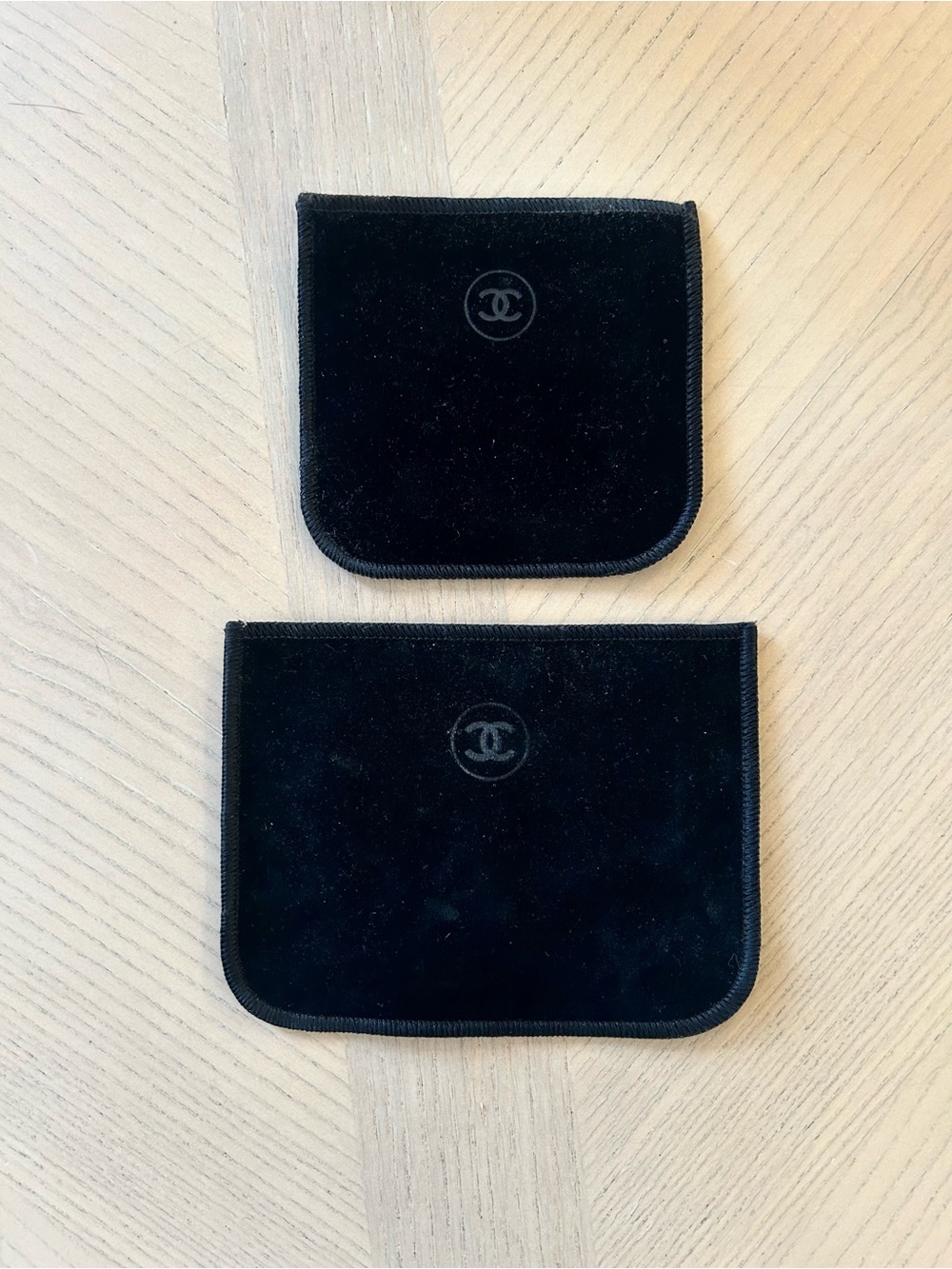 Set of two Chanel Cosmetic Pouches